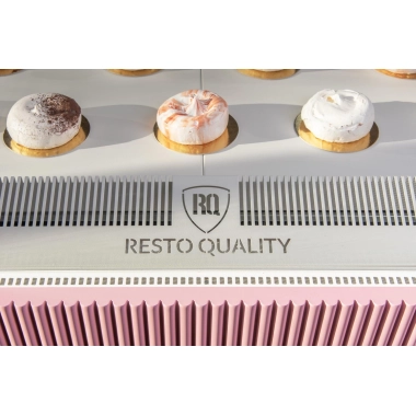 Witryna cukiernicza chłodnicza Dolce Visione Basic 900 BIANCO | 900x670x1300 mm | białe wnętrze